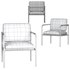Sauder Boulevard Cafe Metal Lounge Chair Charcoal Gray Finish - Thumbnail 4