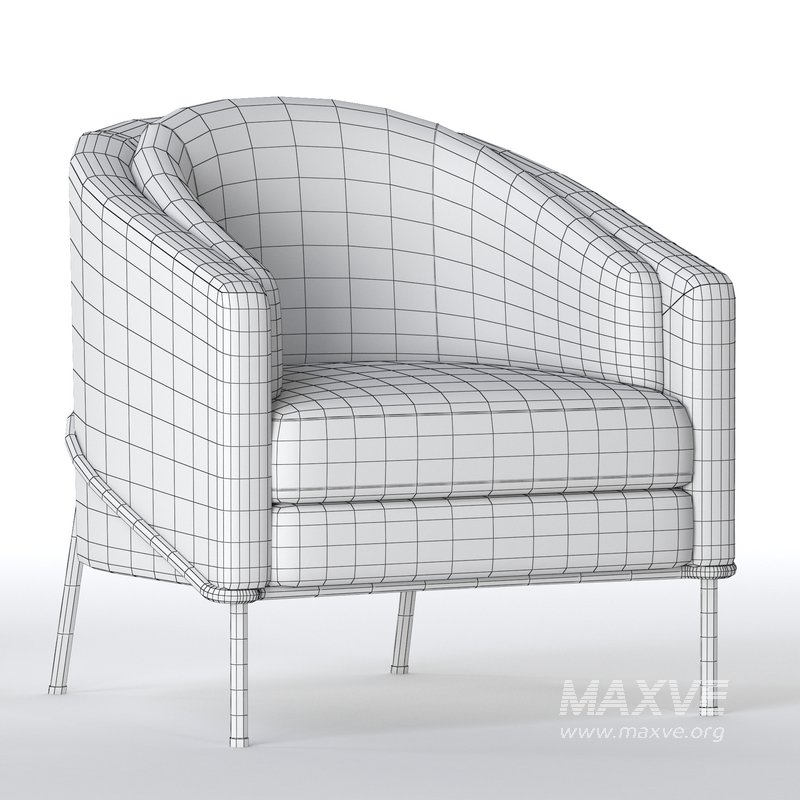 Minotti Fil Noir fauteuil - Image 4