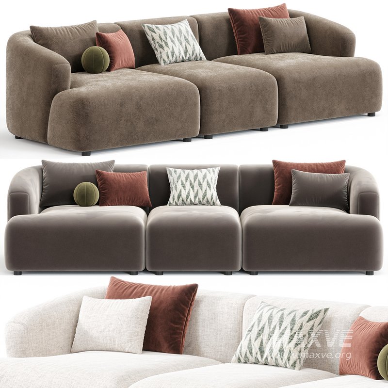 Sofia 3 Plazas Sofa By Westwing - Image 5