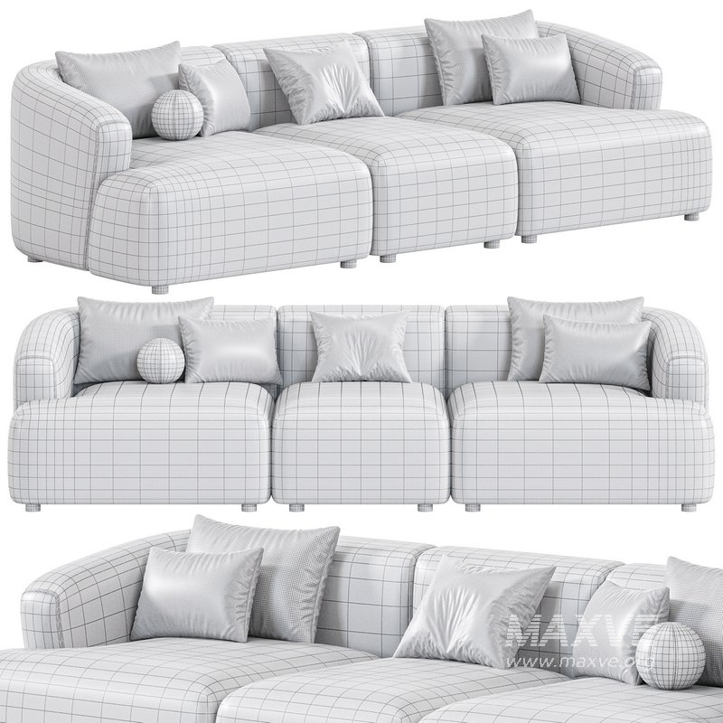 Sofia 3 Plazas Sofa By Westwing - Image 6