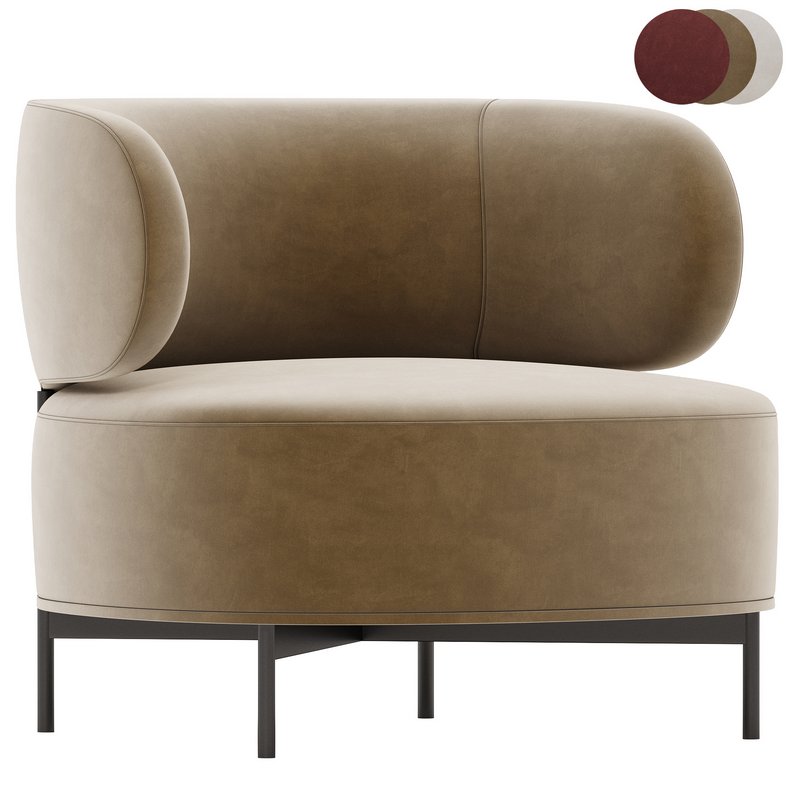 Akiko lounge armchair - Image 3