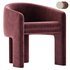 Milo Baughman Armchair velvet - Thumbnail 3
