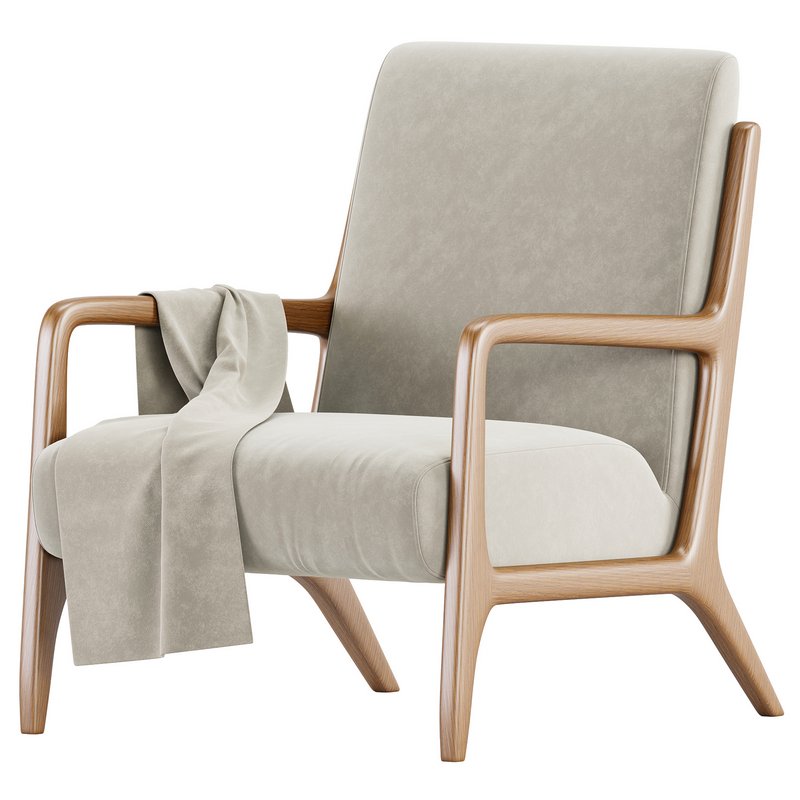 Zara Home – The ash wood armchair with linen upholstery - Image 3