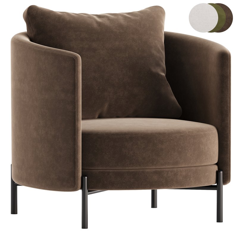 Fauteuil in tweed, Arcus design E. Gallina - Image 2