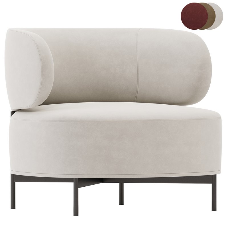 Akiko lounge armchair - Image 1