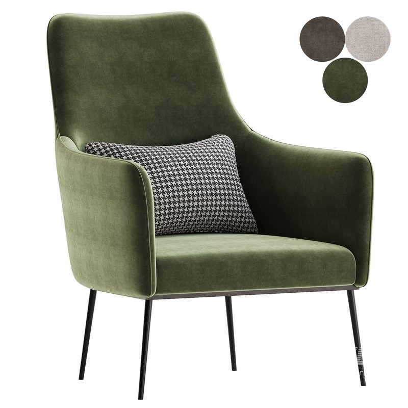 cortez theo onyx chair - Image 1