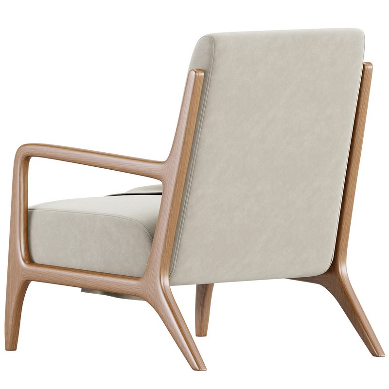 Zara Home – The ash wood armchair with linen upholstery - Image 1