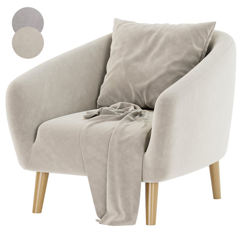 Hanna armchair set 01 - Image 1