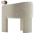 Milo Baughman Armchair velvet - Thumbnail 4