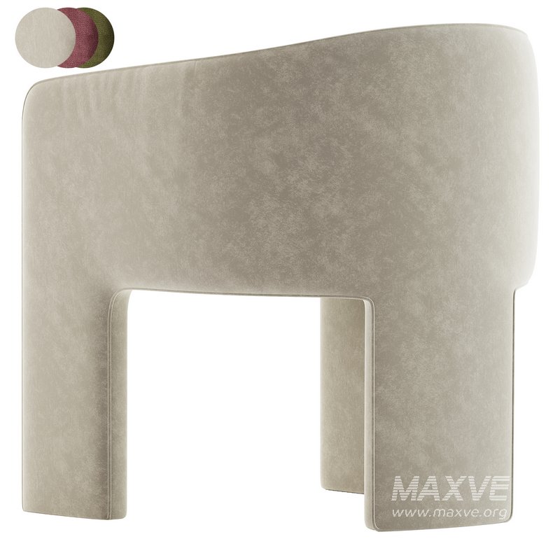 Milo Baughman Armchair velvet - Image 4