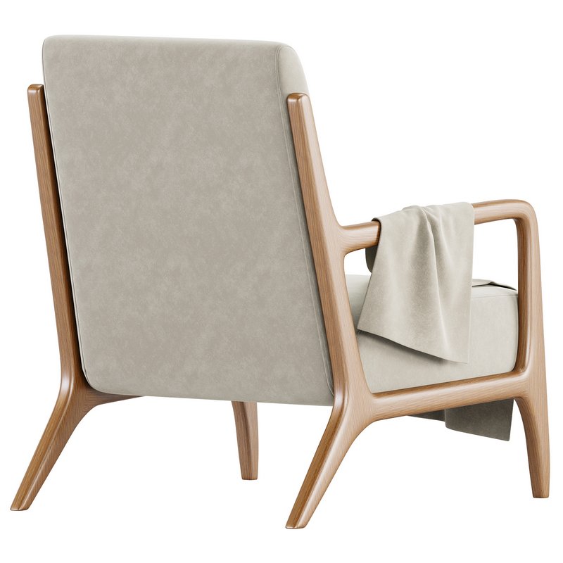 Zara Home – The ash wood armchair with linen upholstery - Image 4