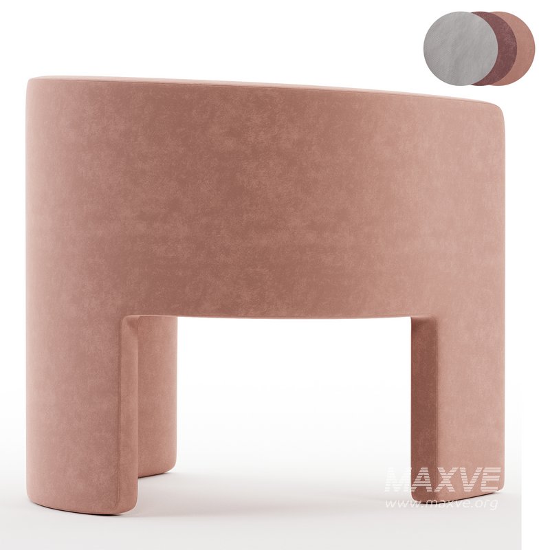 Martinique Chair in Velvet - Image 4