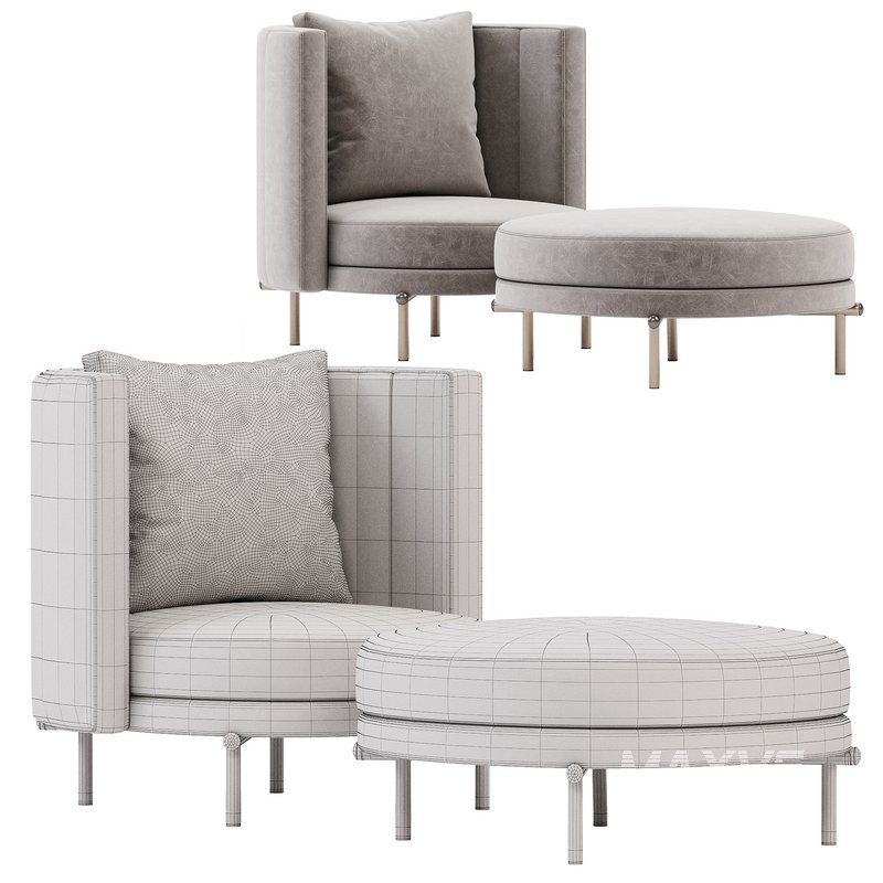 Minotti tori armchair - Image 4