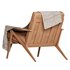 Cavett Wood Frame Armchair by Crate & Barrel - Thumbnail 4