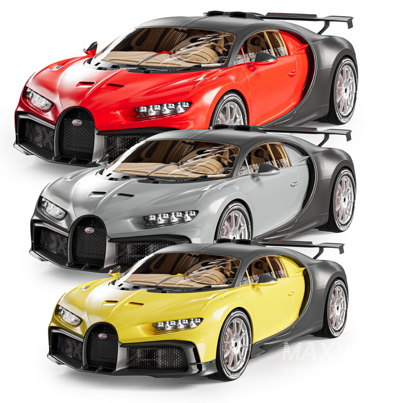 Bugatti Chiron + interior - Image 1