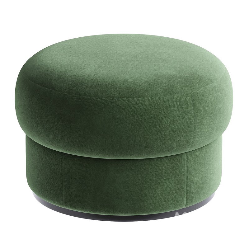 pouf sariq dumaloq - Image 2