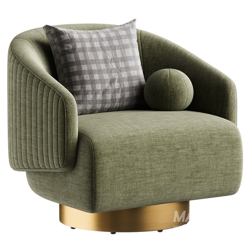 armchair polyanna swivel barrel - Image 2
