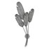 Tropical Brass Multi-Leaf Wall Sconce - Thumbnail 2