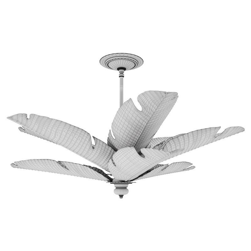 Tropical Gold Semi-Flush Mount - Image 2