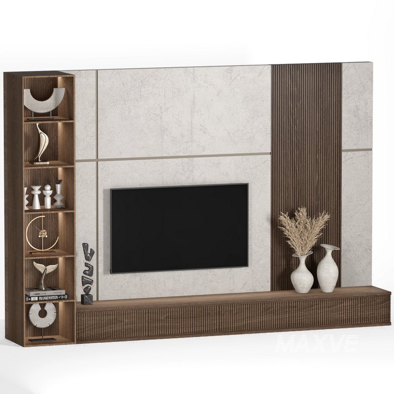 TV wall set03 - Image 1