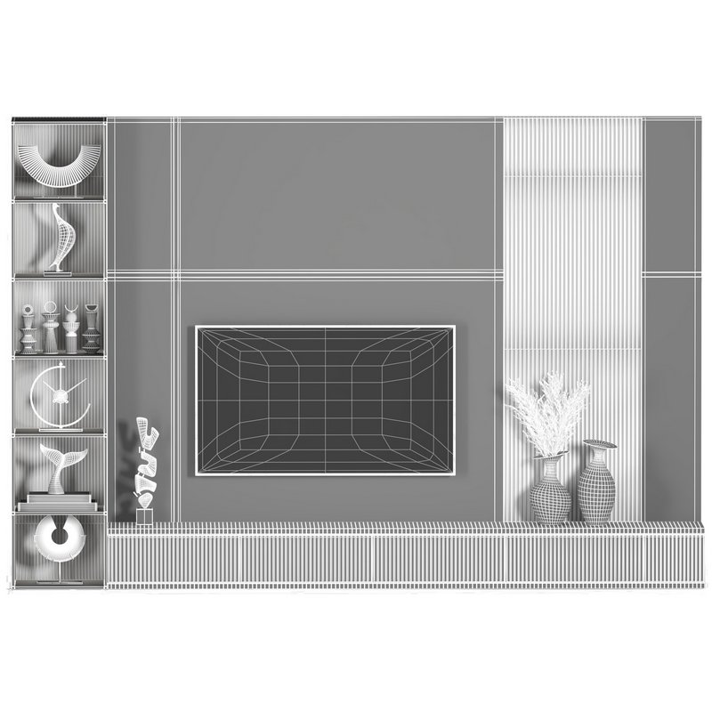 TV wall set03 - Image 5