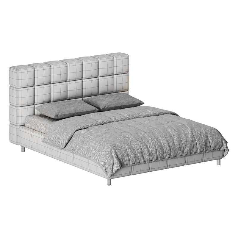 White-velvet-minimalist-bed - Image 12