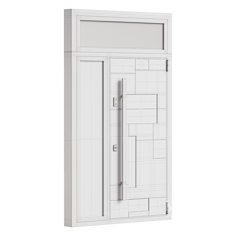 Modern entrance door 01 - Image 13