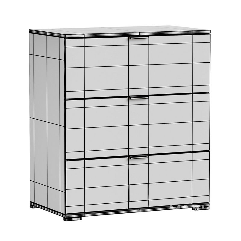 Chest of Drawers Shelving-4 Sand - Image 14