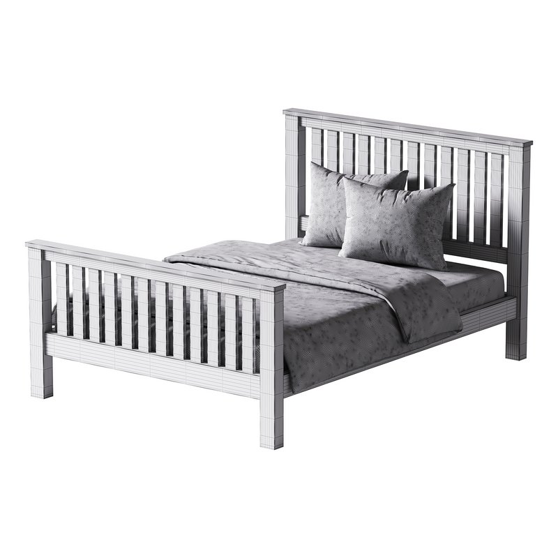 uhomepro Gray Full Size Bed - Image 14