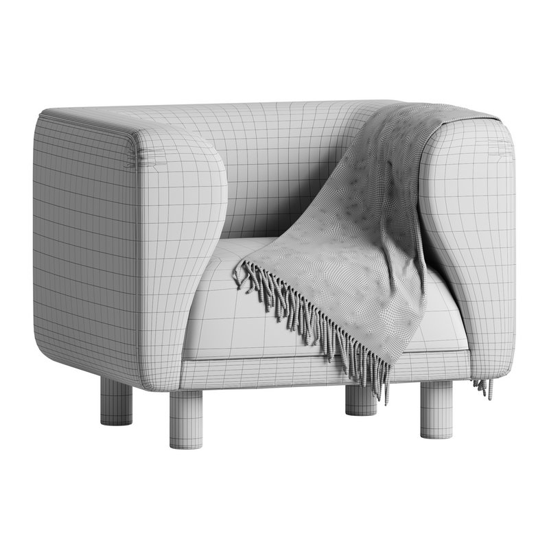 Veneto Velvet Poudre Armchair - Image 14
