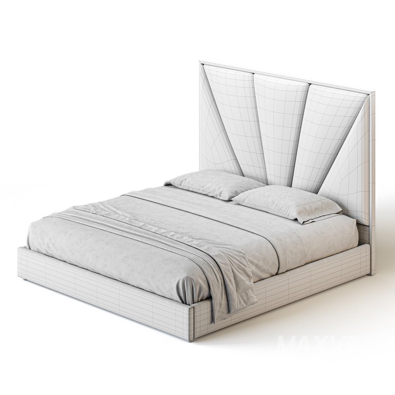 Royal Blue Upholstered Luxury King Size size Bed - Image 14