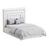 Maklaine Contemporary Navy Velvet Full Bed - Thumbnail 14