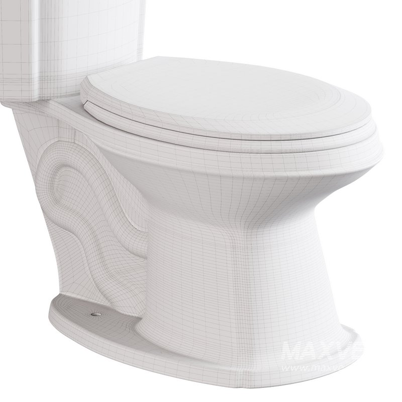 Corner Elongated Two Piece Dual Flush Bathroom Toilet - Image 15