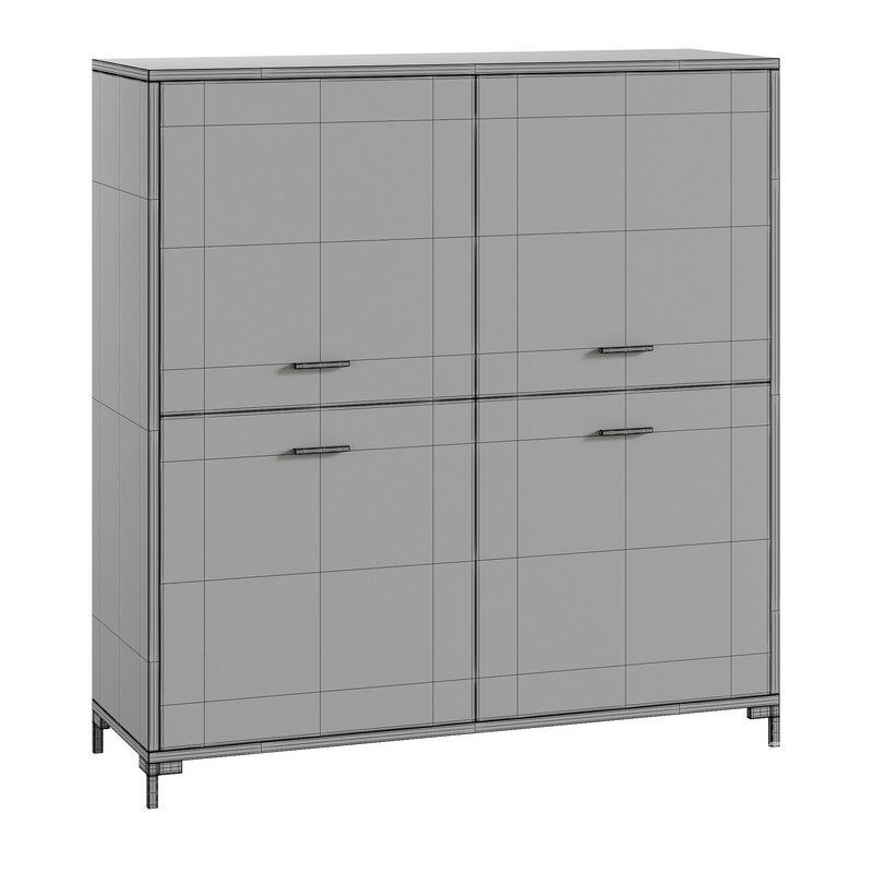Cleveland-2 Wood White Cabinet - Image 14