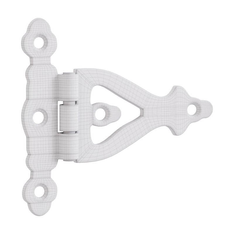 Black Wrought Iron Door Hinges - Image 14