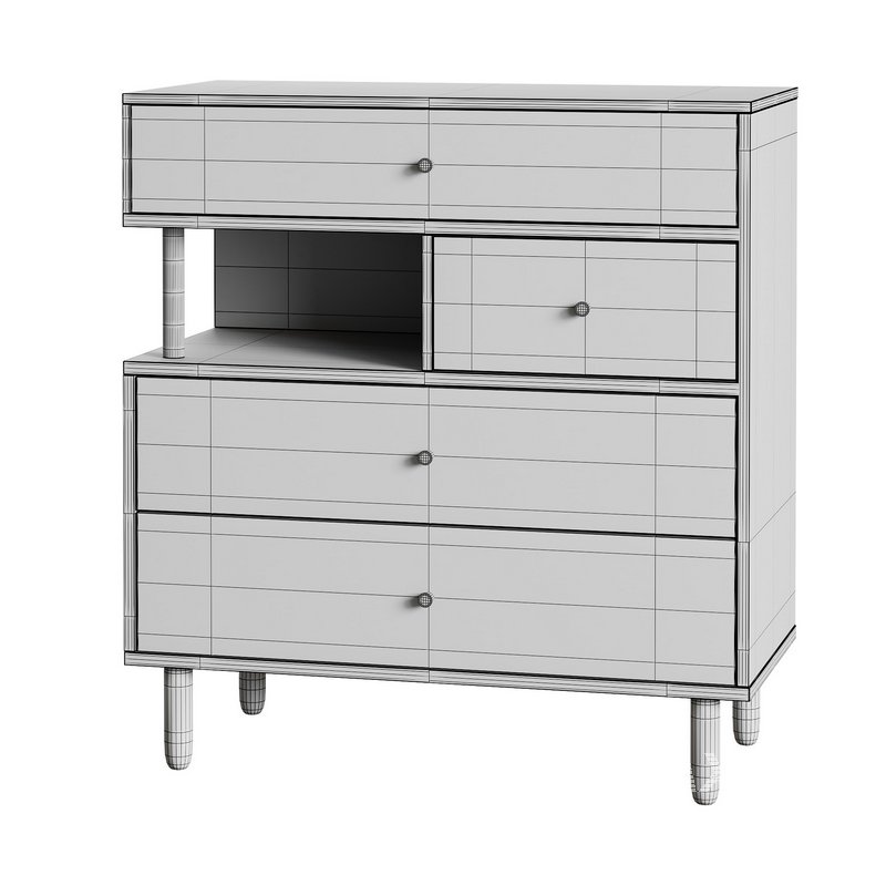 Deakins Chest of Drawers 1 Gene Latte Plywood - Image 13