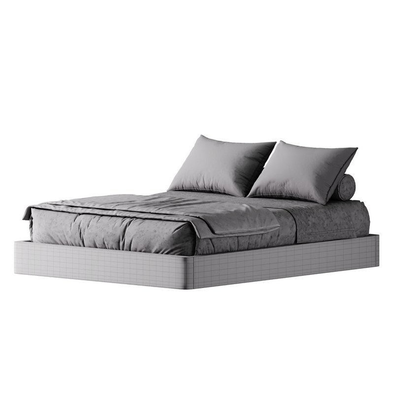 Grey Platform Bed - Image 14