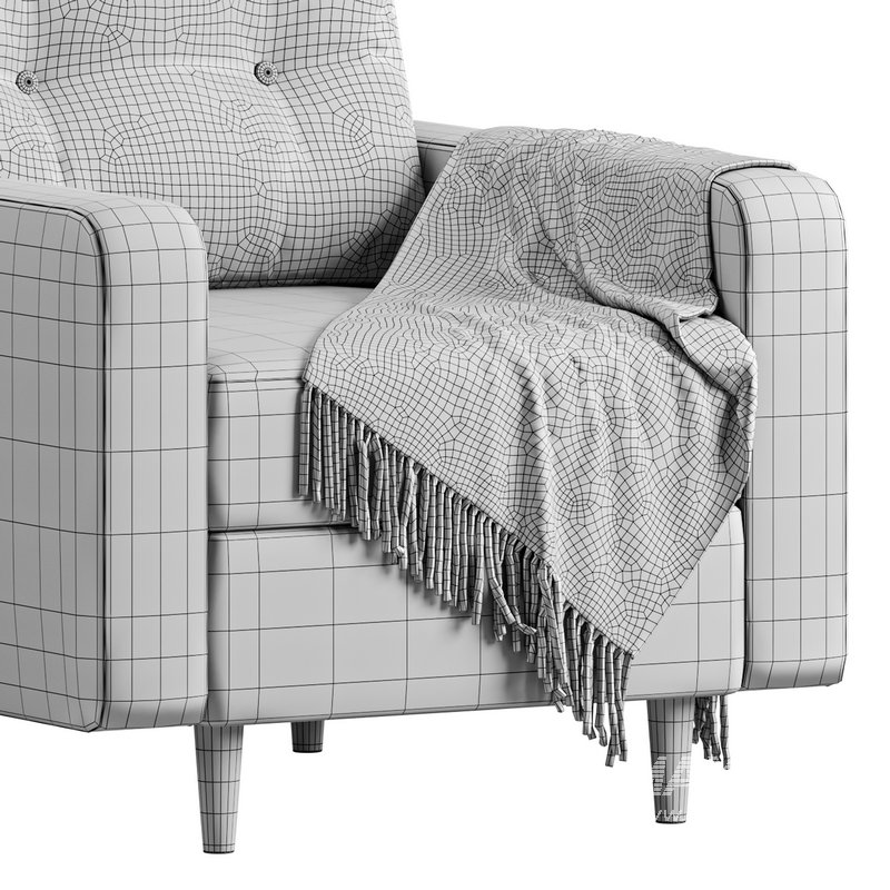 Deans armchair leather - Image 15