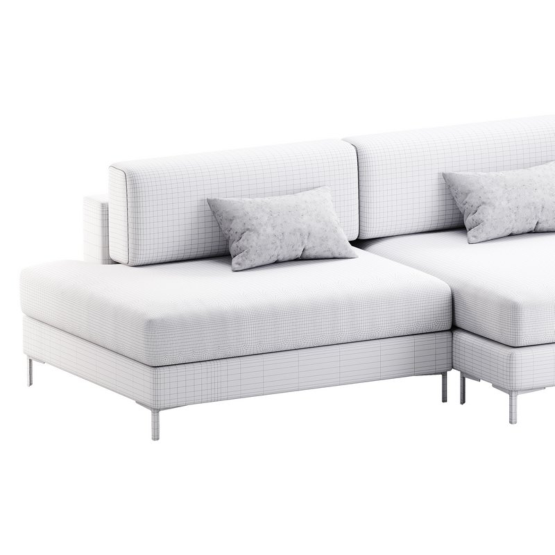 Corner sofa Edwin Velvet Terra - Image 18