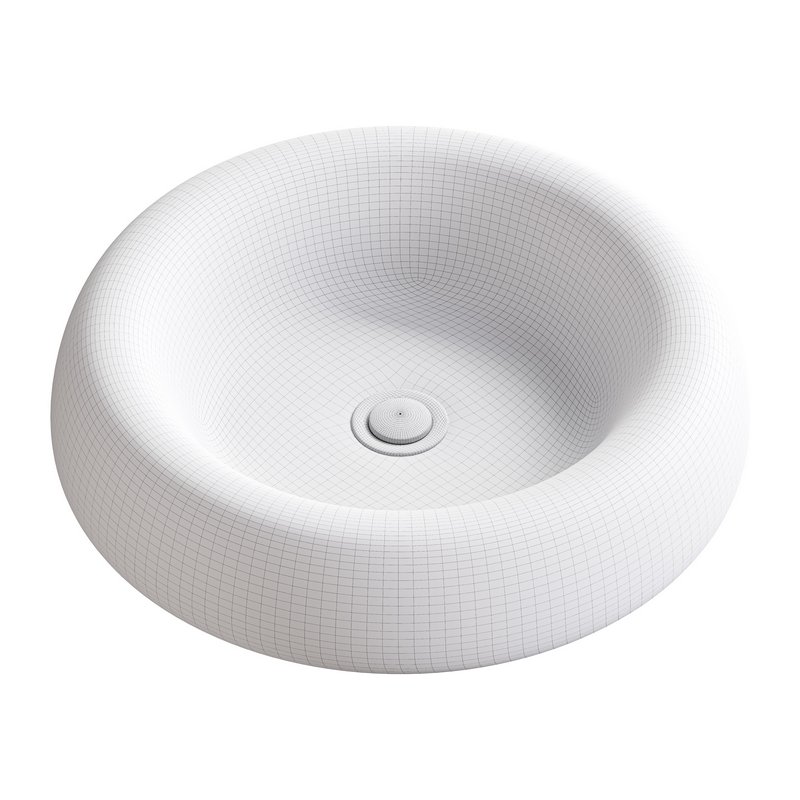 Bathroom Vessel Sink White Porcelain Tranquility - Image 9