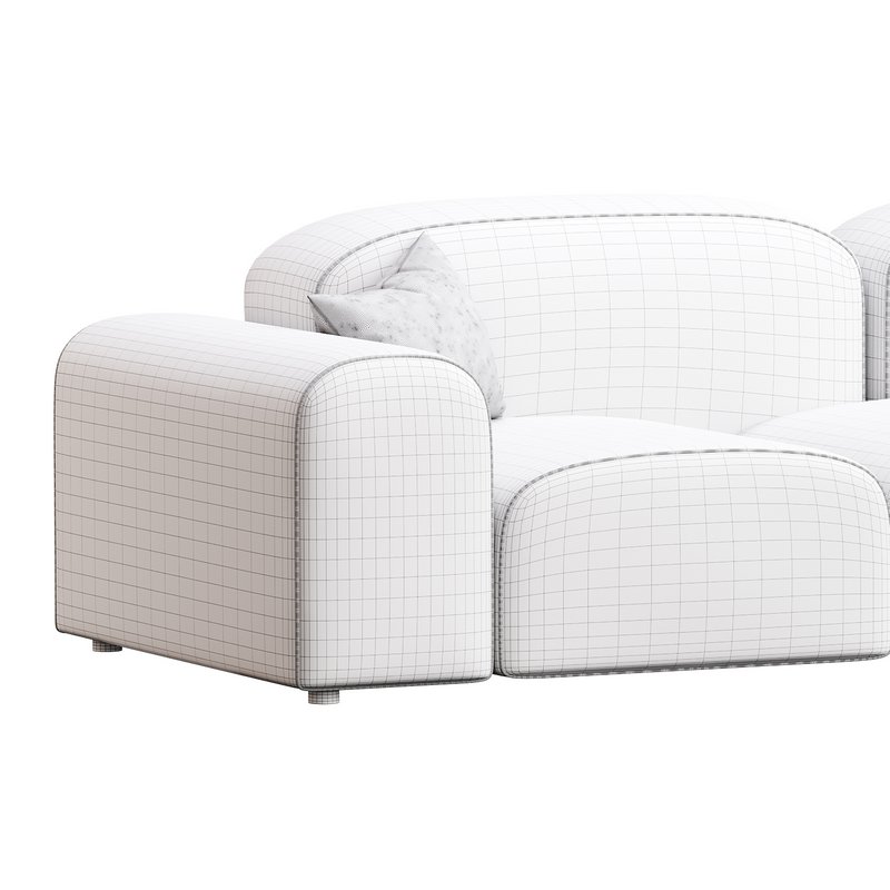 Modern Solid Sofa - Image 13