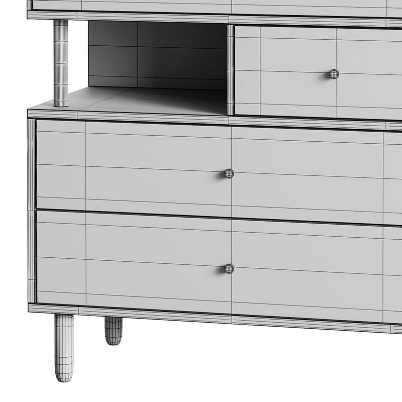 Deakins Chest of Drawers 1 Gene Latte Plywood - Image 14