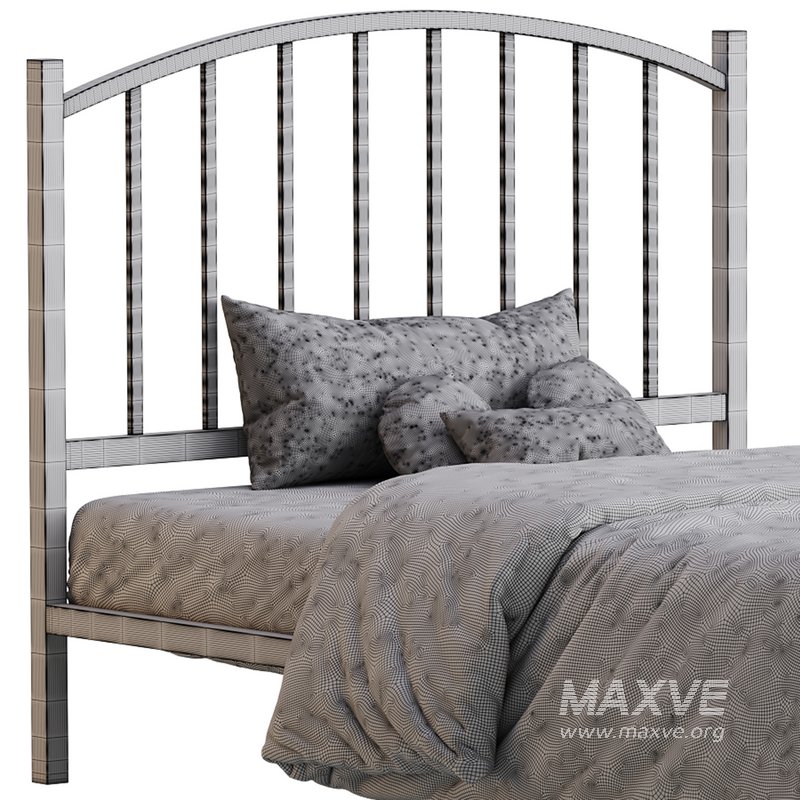 Rest Haven Hartford Metal Queen Platform Bed - Image 15