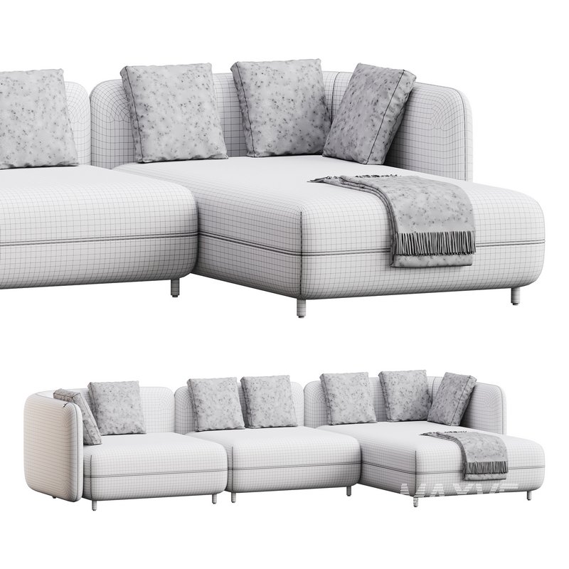 Corner sofa F123 by Delavega - Image 15