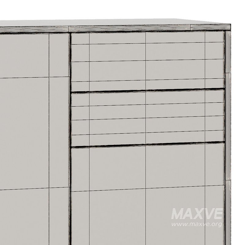 HOMCOM High Gloss Buffet Black - Image 13