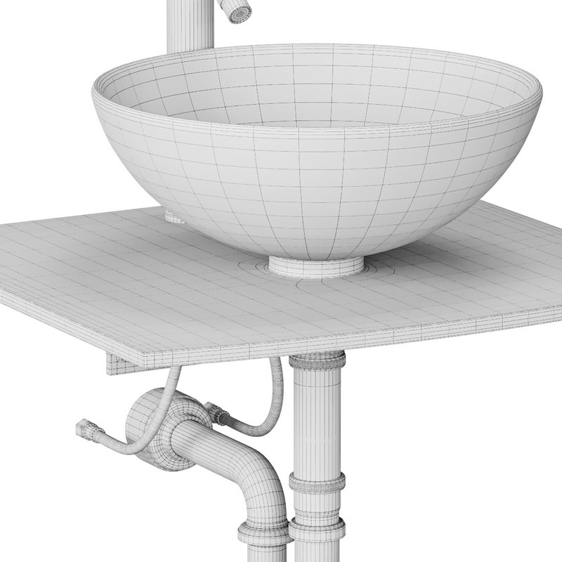 Unique Tempered Glass Wall Mount Vessel Sink - Image 15