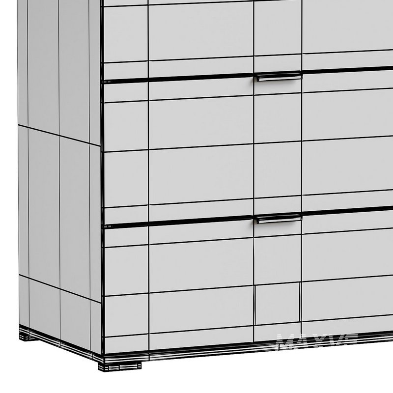 Chest of Drawers Shelving-4 Sand - Image 15