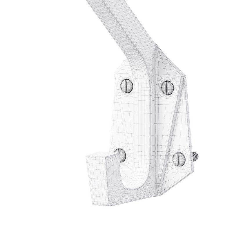 Renovator Supply Heavy Duty Coat Hooks Double Hook Coat Hanger - Image 14