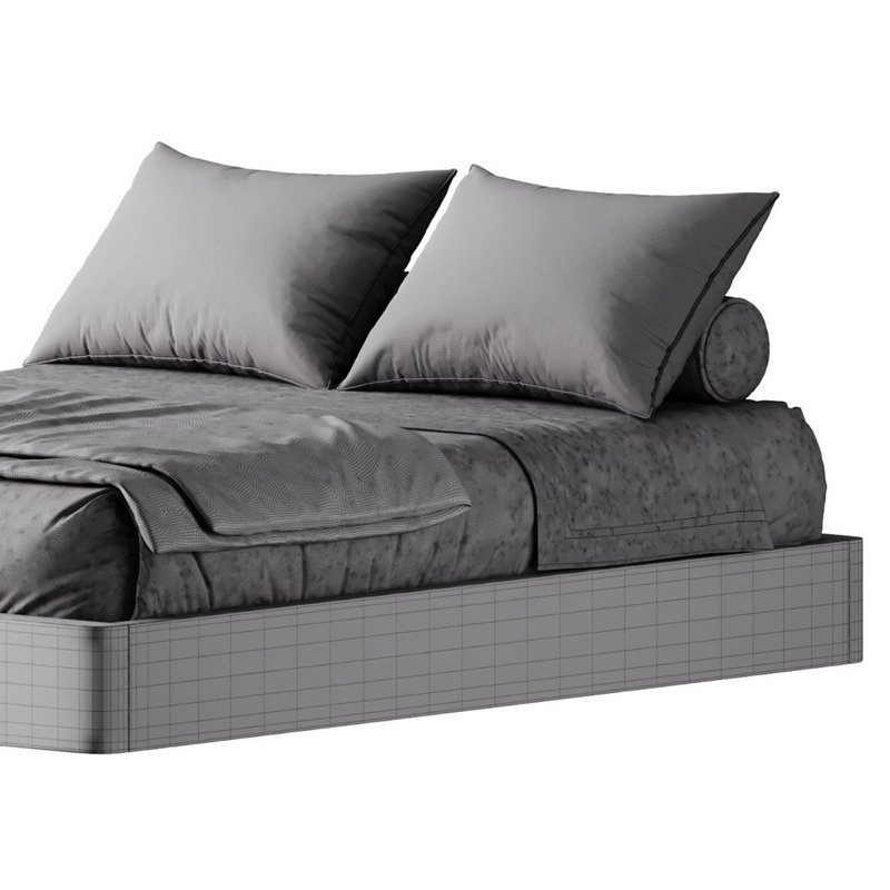 Grey Platform Bed - Image 15