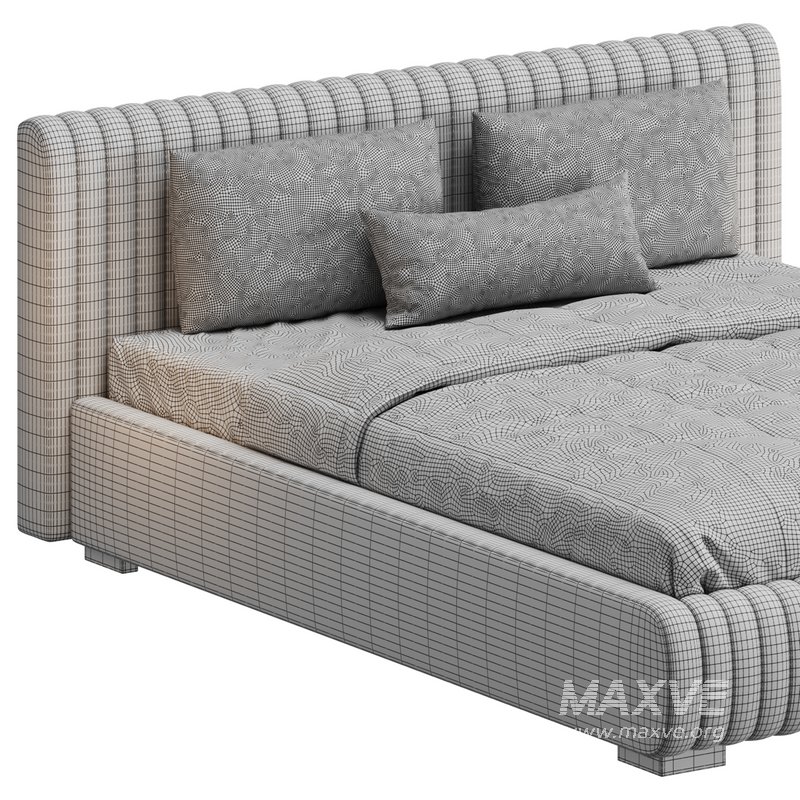 Fabric Stripe Pattern Bed - Image 14